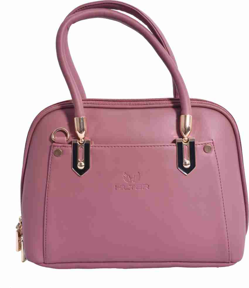 Buy HILTER Women Pink Handbag Pink Online Best Price in India