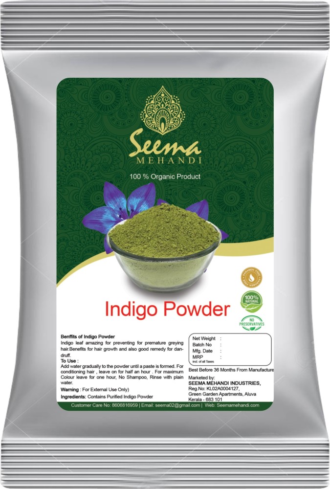Combo Bột nhuộm tóc phủ bạc henna và indigo (nâu đậm sẫm) - indigo powder  and henna powder | Lazada.vn