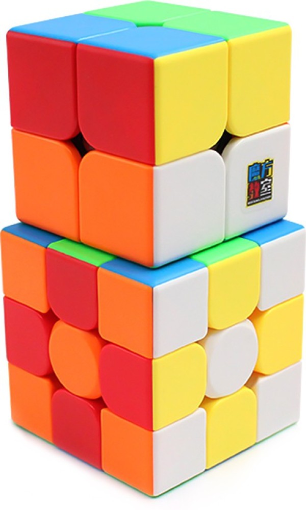 2x2 Stickerless Cube - MoYu Speed Magic Puzzle Toy - Genuine