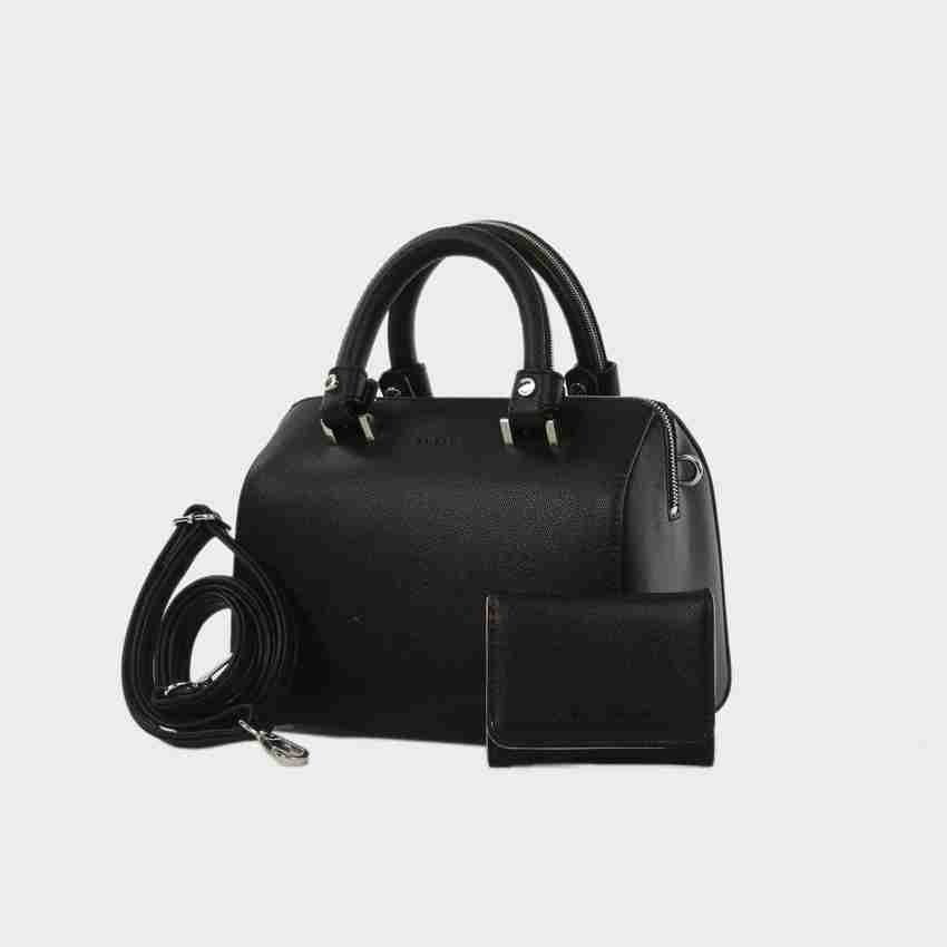 susen Black Hand held Bag Hand Bag For Women Black Black Price
