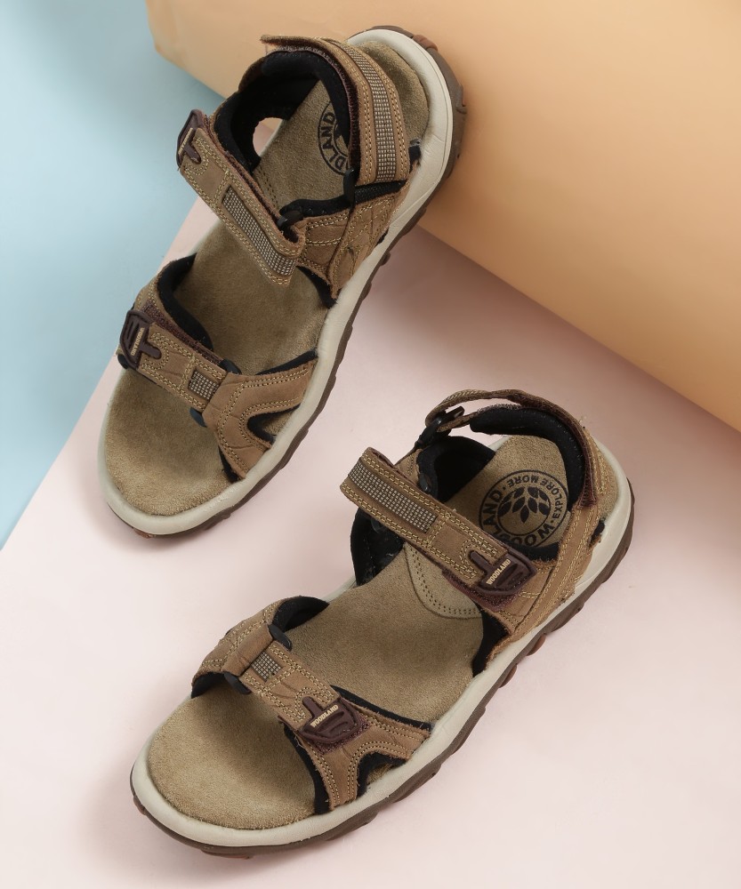 Woodland hot sale khaki sandals