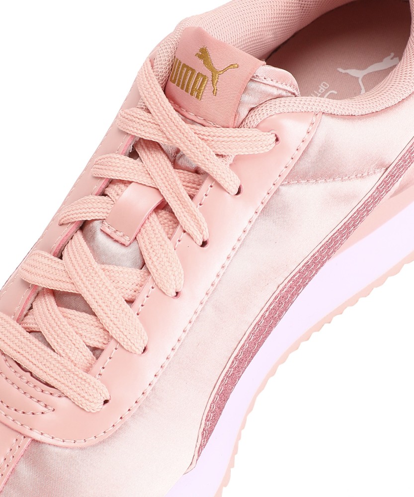 Tenis puma store rosa com glitter