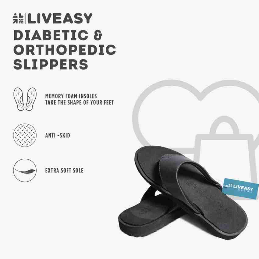 LivEasy Men Extra Soft Ortho Care Diabetic Orthopedic Slippers Doctor Slippers Foortwear with Soft Foam Men Slippers Buy LivEasy Men Extra Soft Ortho Care Diabetic Orthopedic