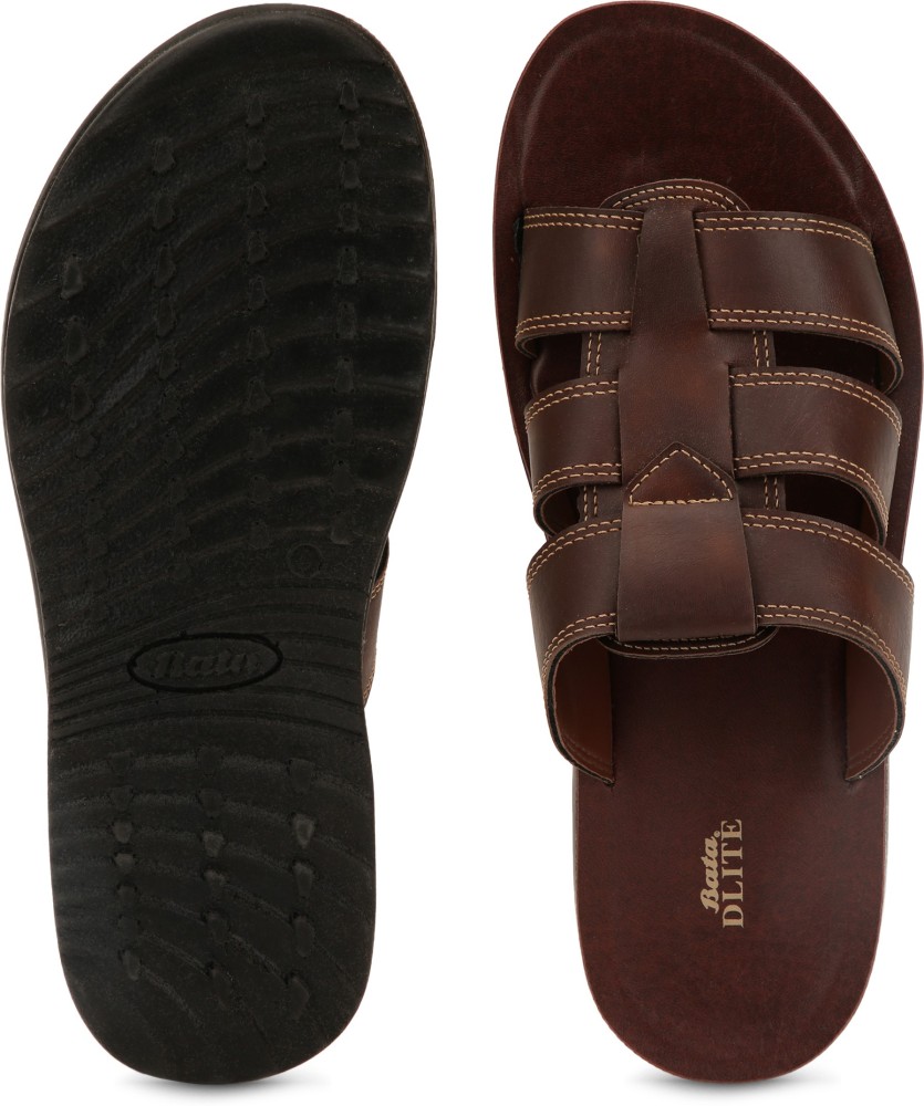 Bata pure best sale leather chappals