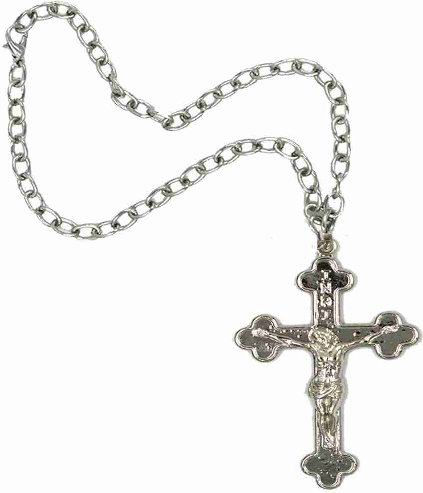 AFH Jesus Holy Cross Car Metal Hanging Charm Decorative Hanging