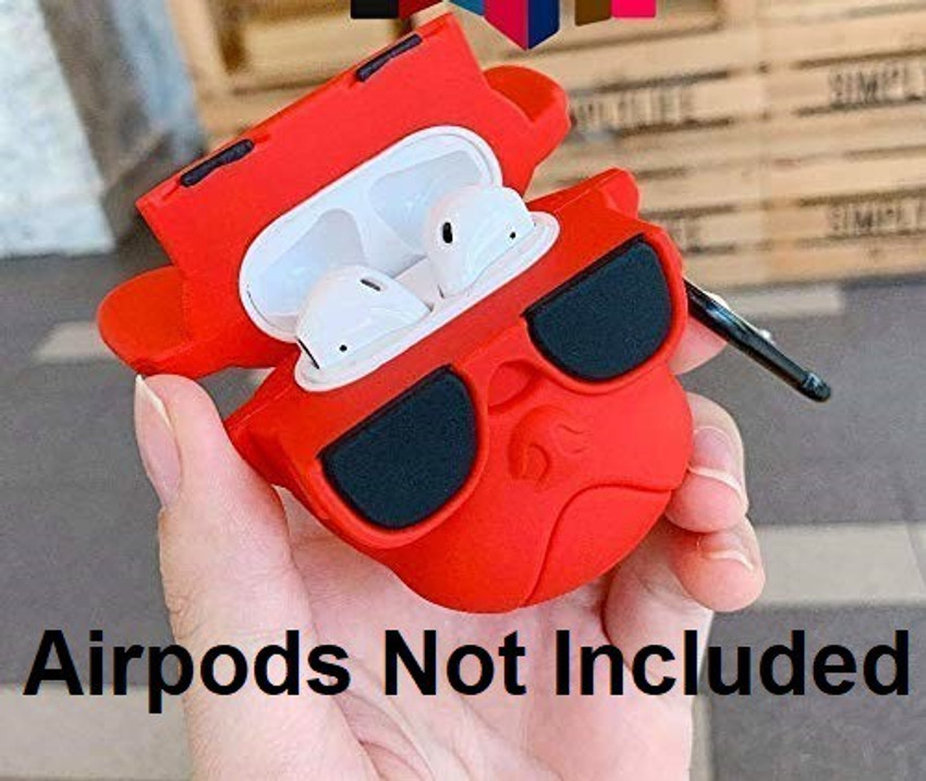 KHR Back Cover for Apple AirPods Pro Cute 3D Bulldog Animal