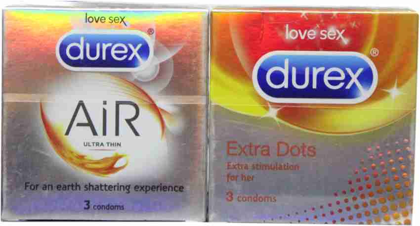 DUREX Extra Thin, Air Ultra Thin (20 Pieces) Condom Price in India
