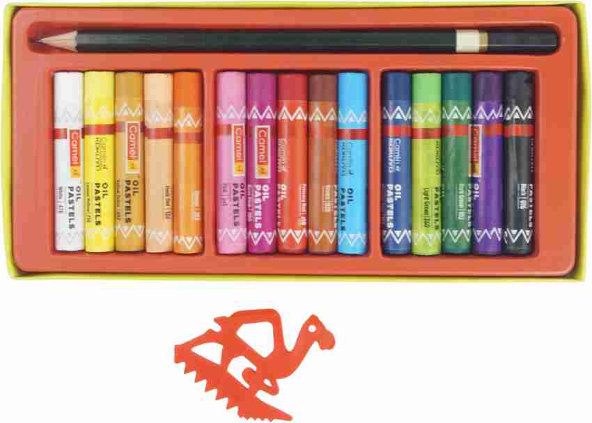 Camlin Oil Pastel Crayons with Free 1 Drawing Pencil - 25 Shades