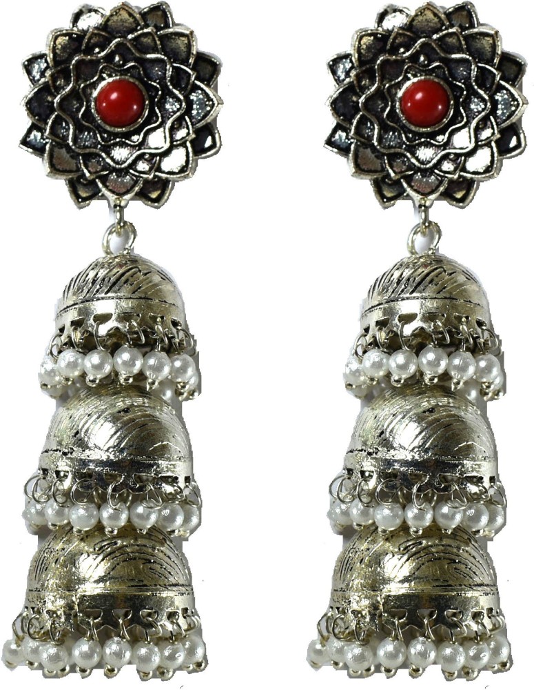 Silver on sale jhumkas flipkart