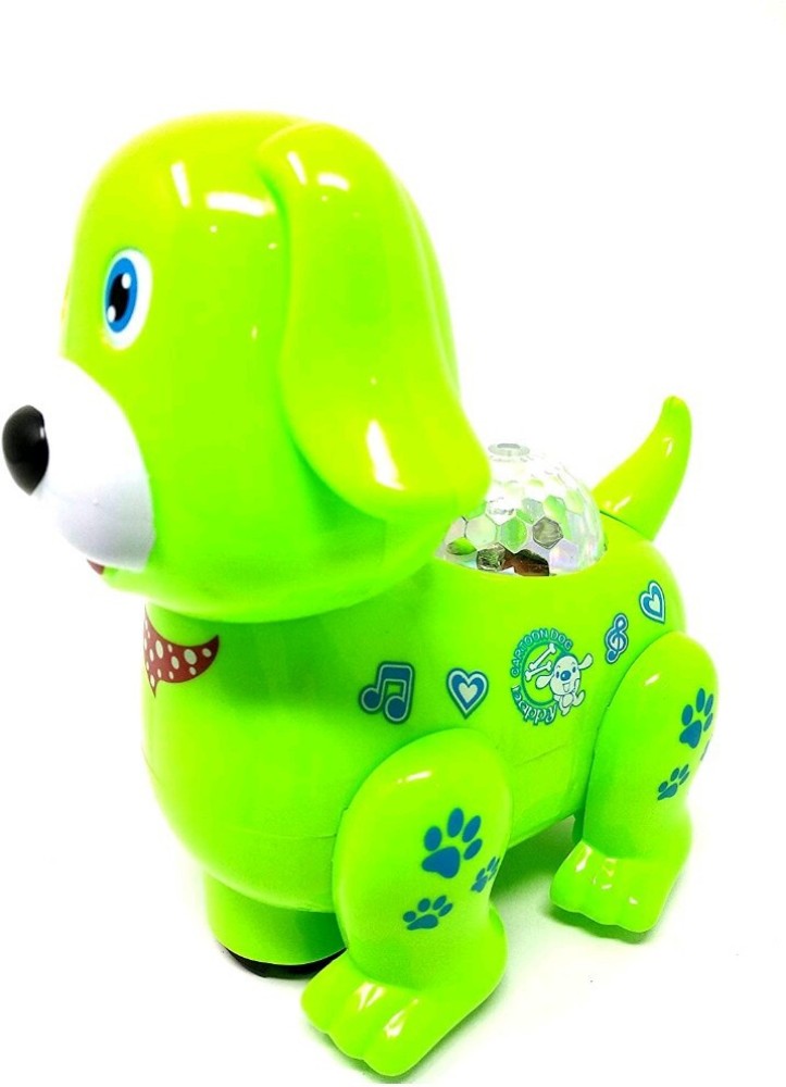 SG TOYS Bruno Bump And Go Dog With 3D Lights And Sound Toy Bruno