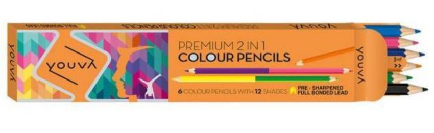 Navneet Youva - Stallion Pencils, Full Black & Bonded, 10 pcs