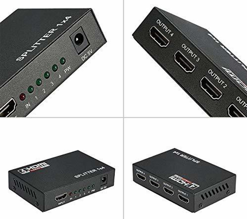 See Good 1.4 HDMI 1080P 3D SPLITTER VER 1.4 Media Streaming Device Black Media Streaming Device See Good Flipkart
