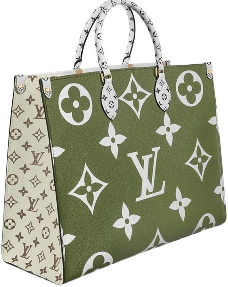 green and white louis vuitton bag