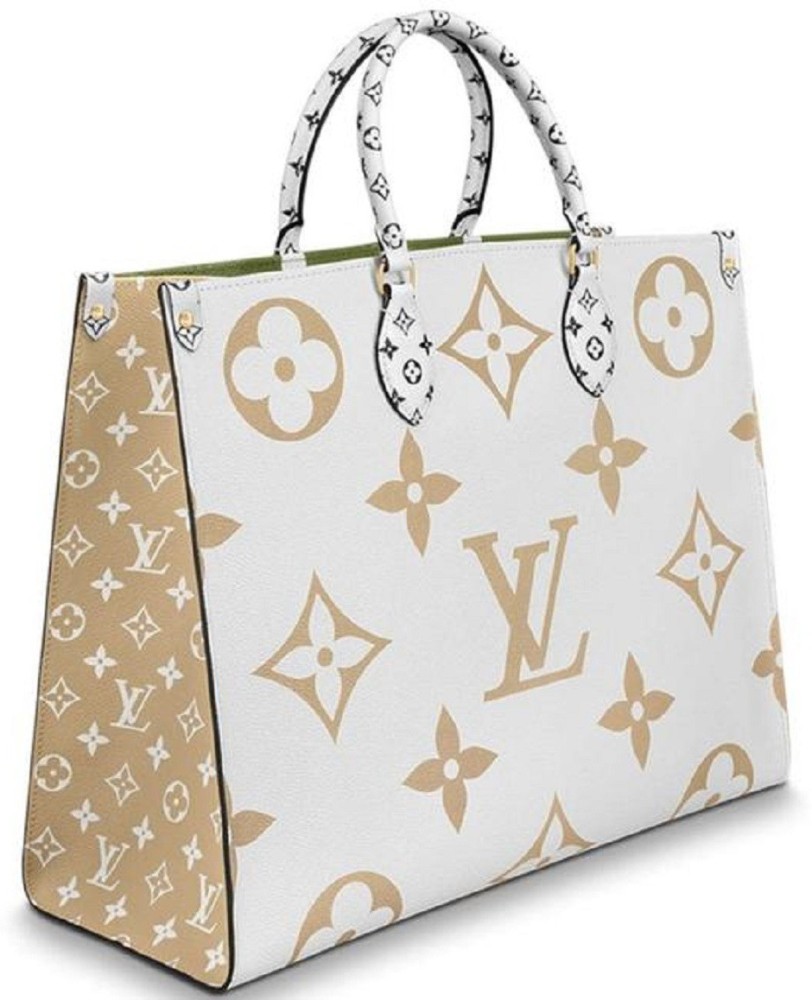 Onthego cloth tote Louis Vuitton Green in Cloth - 24702502