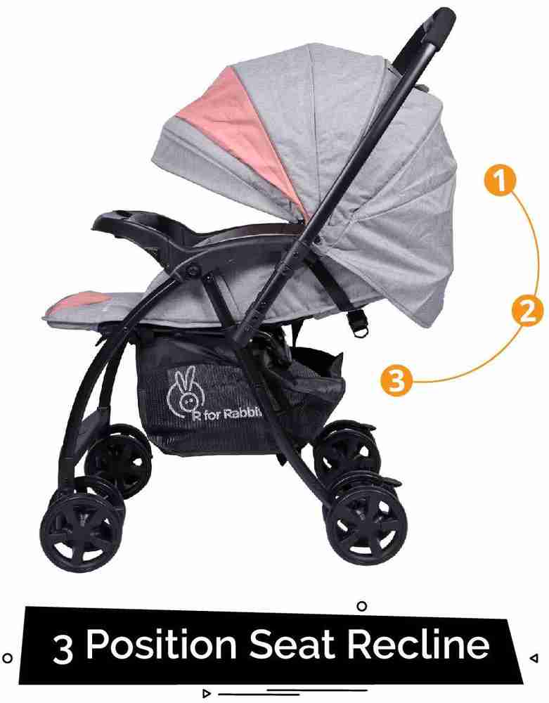 R for Rabbit Sugar Pop Stroller Pram for Baby Kids Infants Boys