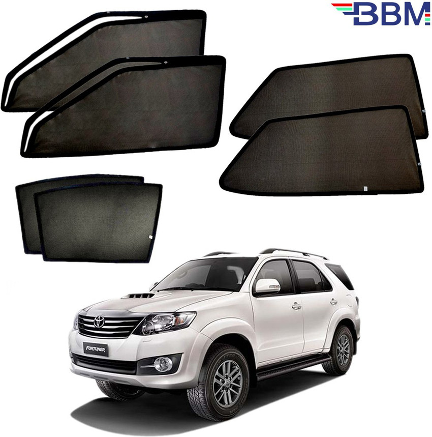 BBM Side Window Rear Window Sun Shade For Toyota Fortuner Old