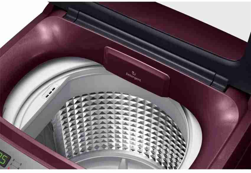 SAMSUNG 7.5 kg Fully Automatic Top Load Washing Machine Maroon Price in India Buy SAMSUNG 7.5 kg Fully Automatic Top Load Washing Machine Maroon online at Flipkart