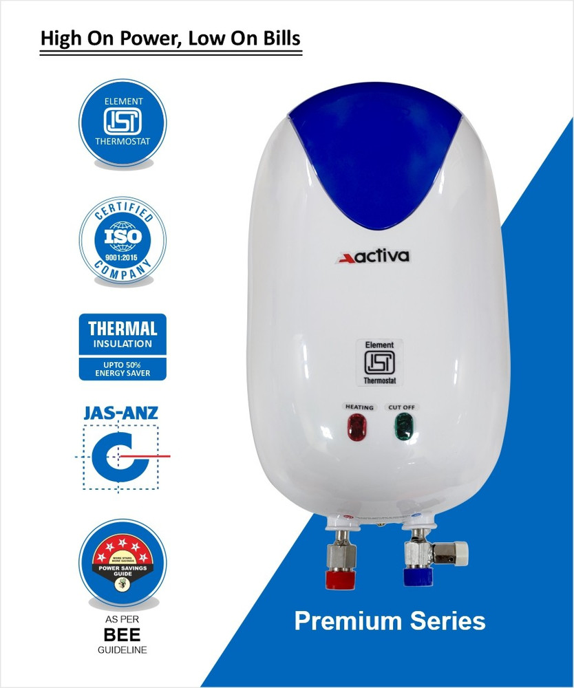 ACTIVA 3 L Instant Water Geyser (PREMIUM, White) Price in India - Buy ACTIVA  3 L Instant Water Geyser (PREMIUM, White) online at Flipkart.com