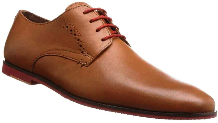 Hush puppies tan best sale colour formal shoes