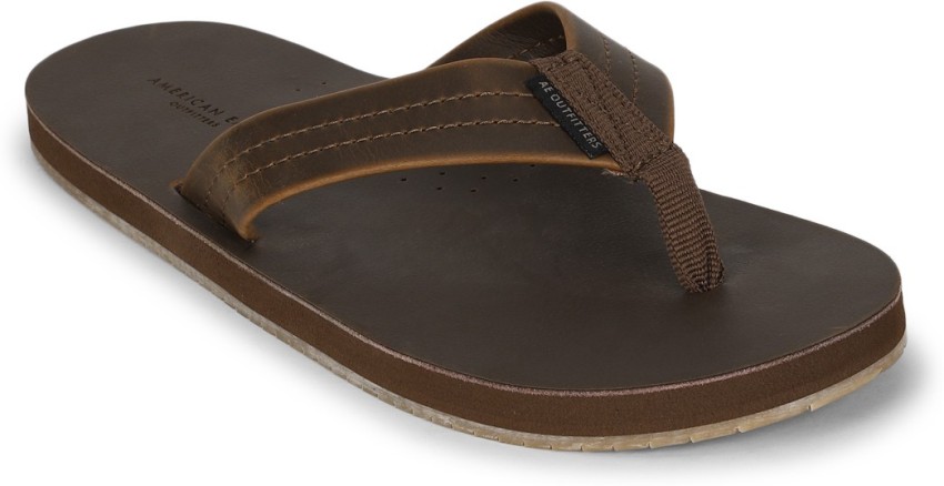 American eagle mens on sale leather flip flops