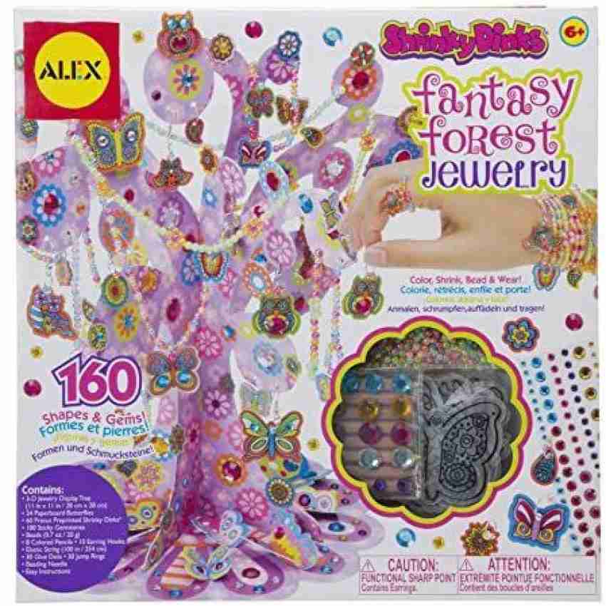 Alex Toys Shrinky Dinks Fantasy Forest Jewelry Kit Kids Art and Craft  Activity - Shrinky Dinks Fantasy Forest Jewelry Kit Kids Art and Craft  Activity . shop for Alex Toys products in