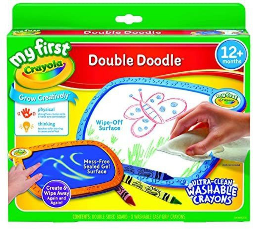 CRAYOLA Mess Free Coloring Board My First Double Doodle
