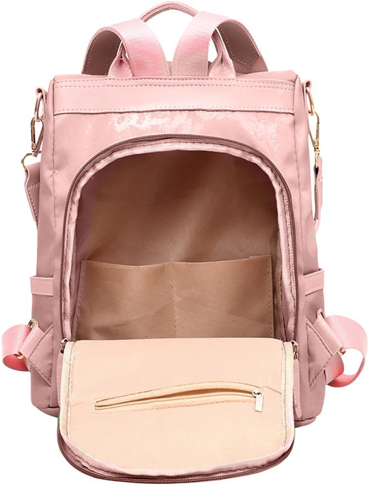rsp Trendy Style New ANTI THEFT Backpack bag for Women Girls Nylon Mini Shoulder bag backpack 10 L Backpack Pink Price in India Flipkart