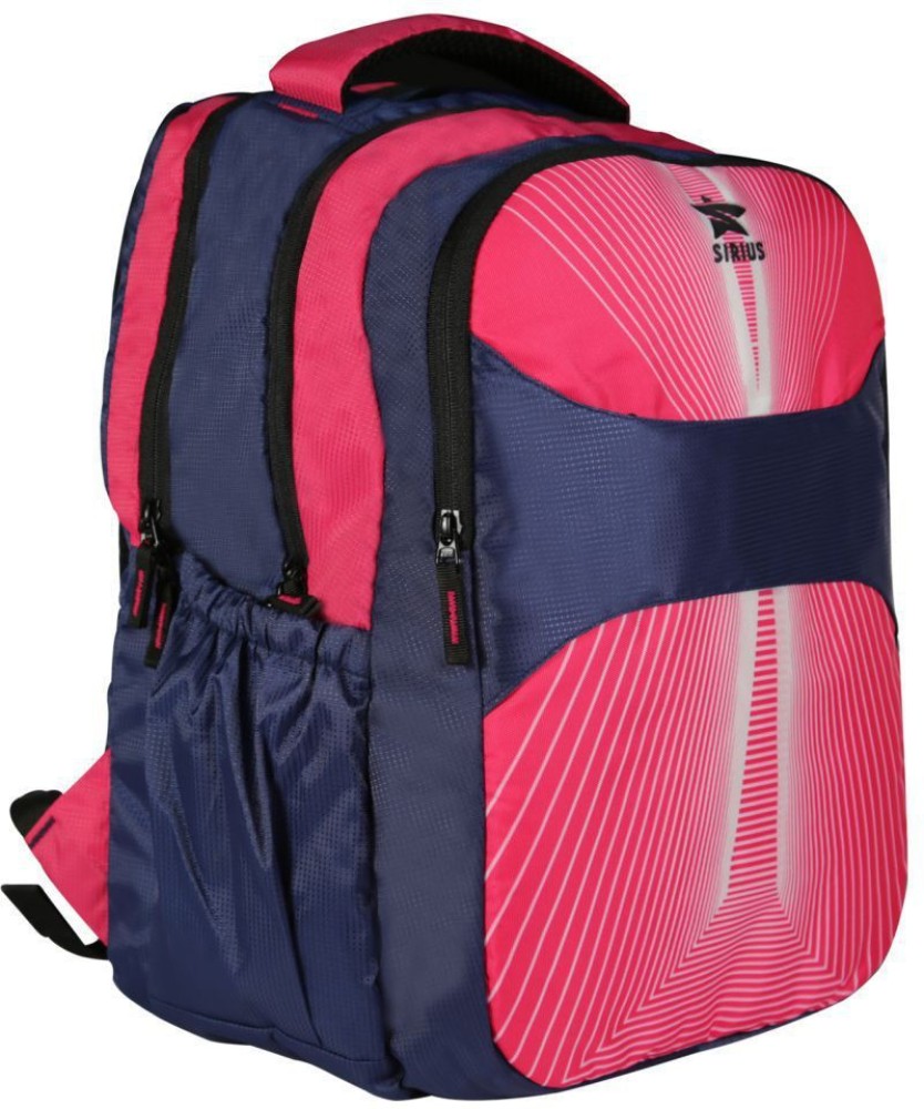 Pink navy shop blue backpack