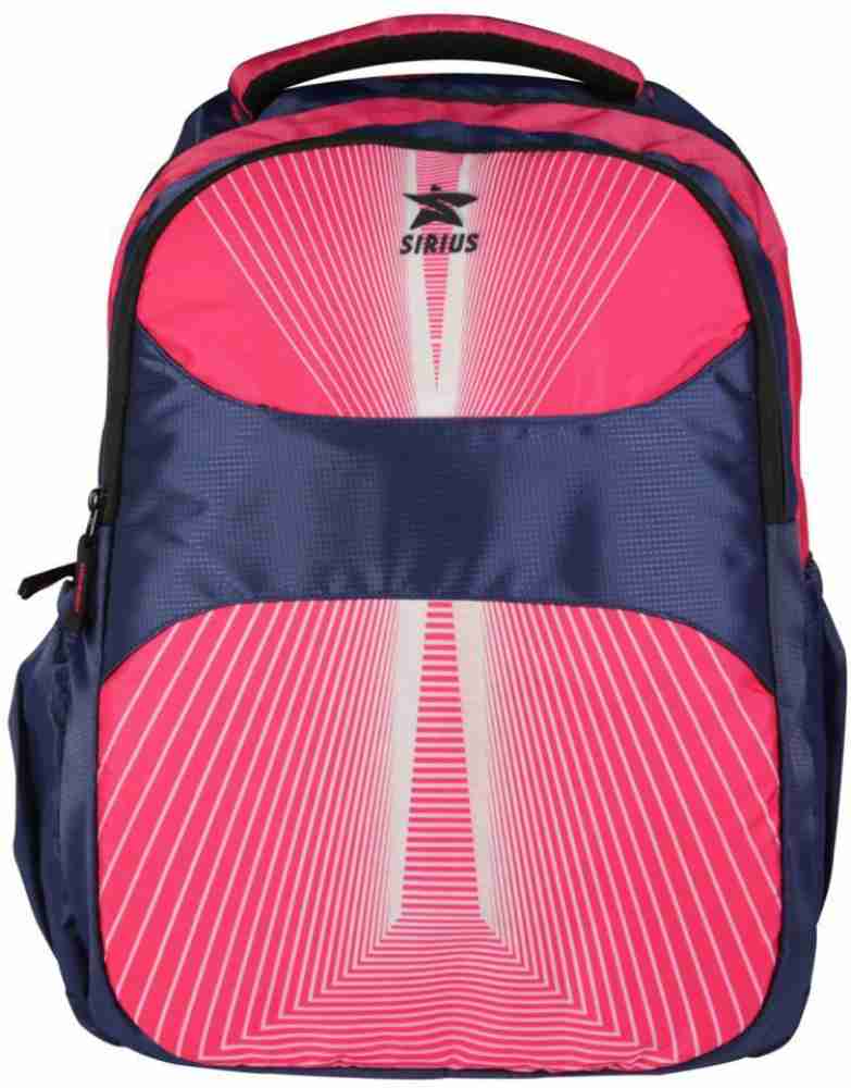 Pink navy sales blue backpack