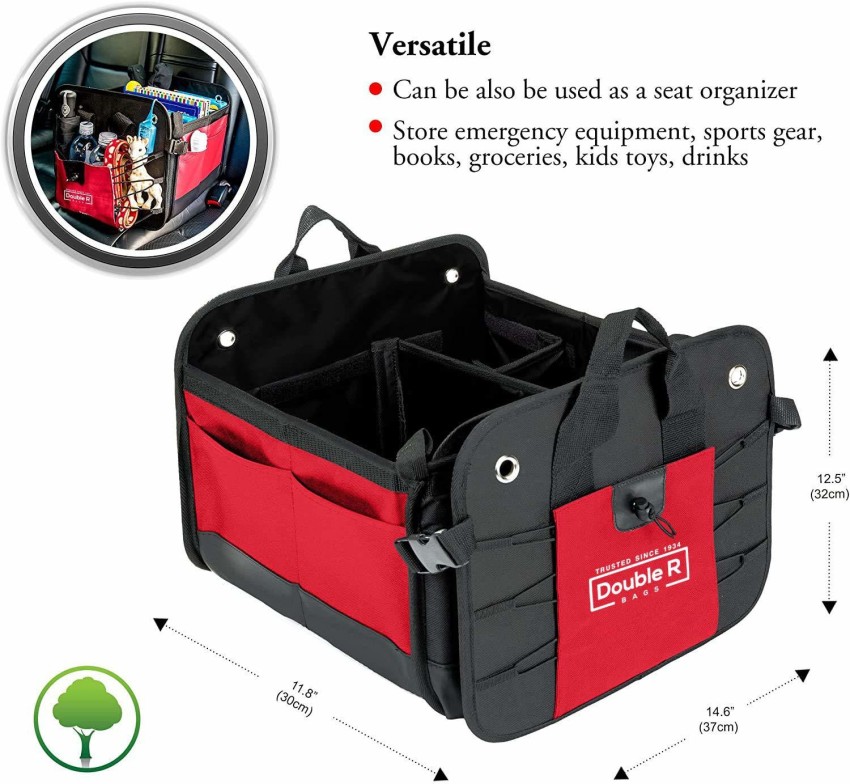 Foldable Trunk Storage Luggage Organizer Box, Custom For Your Cars,  Portable Car Storage Box Bin SUV Van Cargo Carrier Caddy for Shopping,  Camping