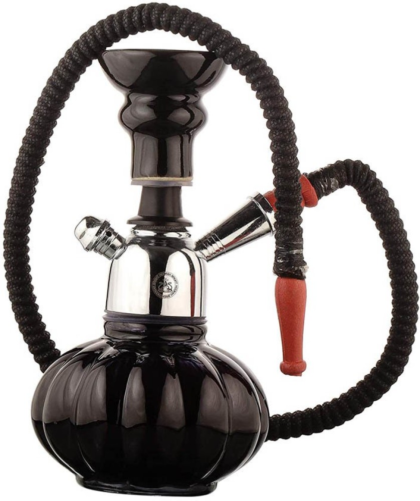 WEBELKART Designer Premium 8 Inch 8 inch Glass, Iron Hookah Price