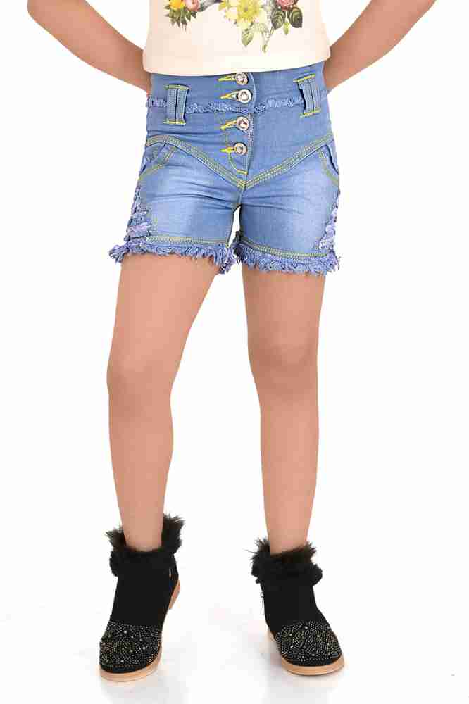 Hizume Short For Baby Girls Casual Solid Denim Price in India Buy Hizume Short For Baby Girls Casual Solid Denim online at Flipkart