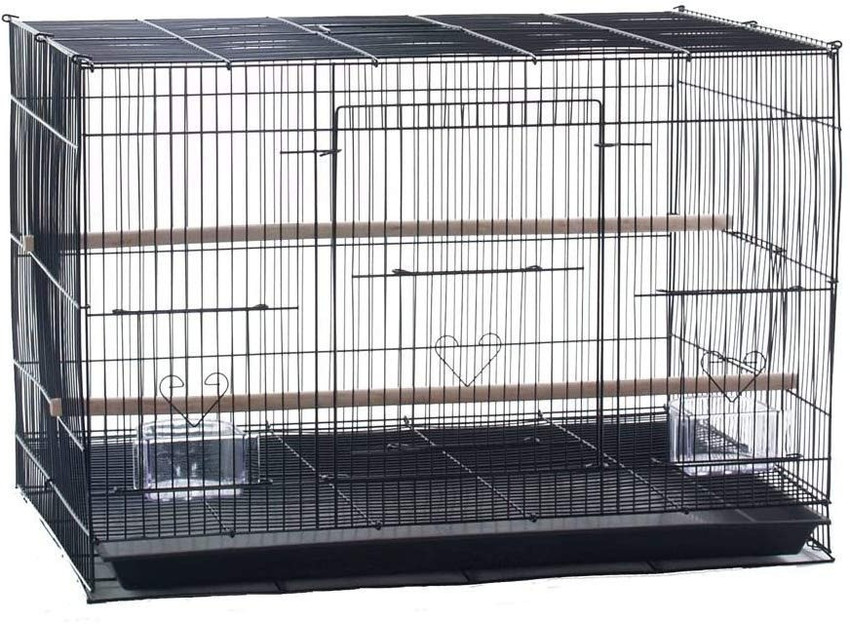 Hukimoyo Bird cage pet house for birds combo Metal Foldable Travel