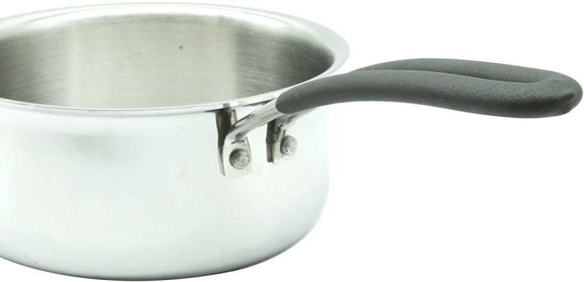 Trilonium Triply Stainless Steel Extra Deep Kadhai With Lid