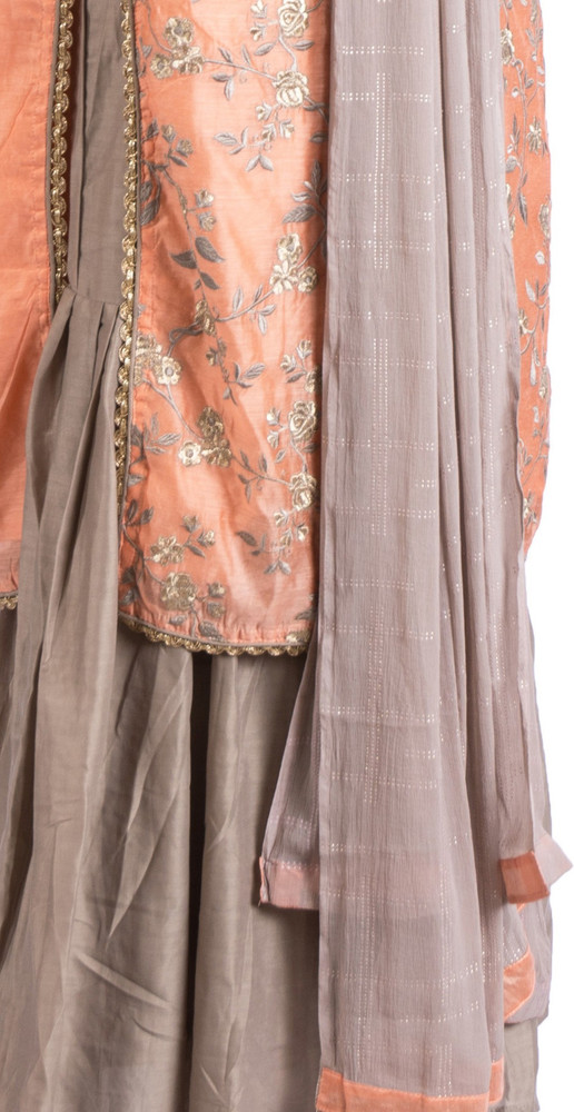 Advaita Inc Embroidered Kurta Palazzo Dupatta Set Buy Advaita