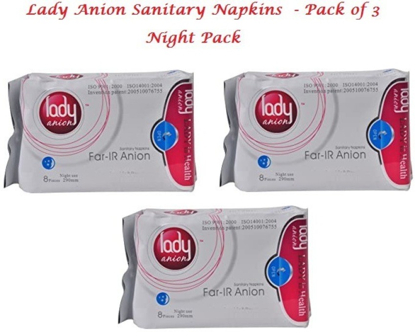 lady anion Anion Sanitary Napkins - Night Use- XL -290mm - Pack Of 3  Sanitary Pad, Buy Women Hygiene products online in India