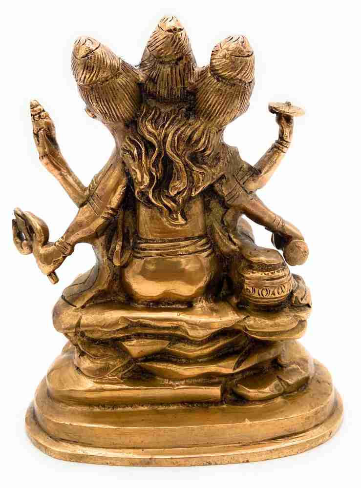 Dattatreya Bhagwaan, Lord Dattatreya Brass Idol 3 inch, Bronze Datta Guru  Sculpture, Brass Murti Guru Dattatray for home Decor - Buy Other Idol Statue  Online