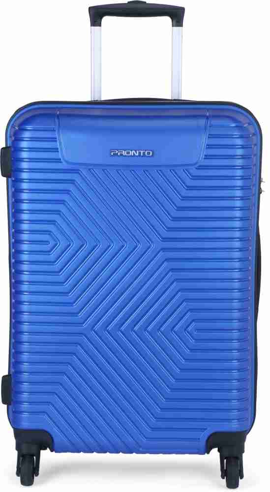 pronto PR0032768 BL Check in Suitcase 4 Wheels 26 inch Blue Price in India Flipkart