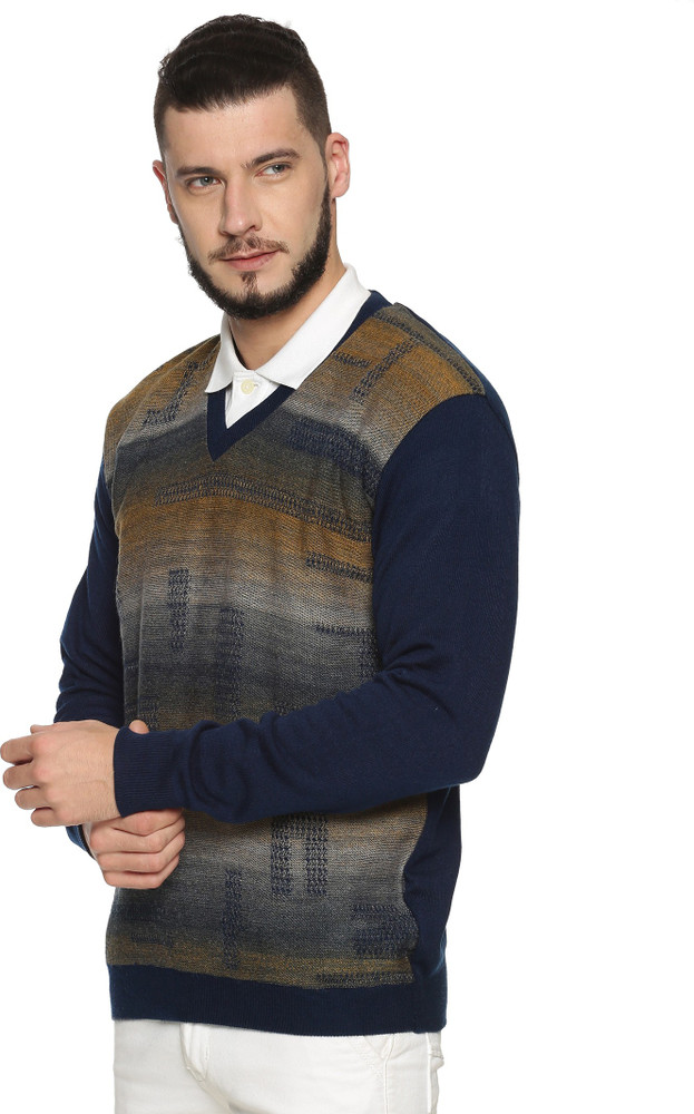 OSWAL Woven V Neck Casual Men Reversible Multicolor Sweater Buy OSWAL Woven V Neck Casual Men Reversible Multicolor Sweater Online at Best Prices in India Flipkart
