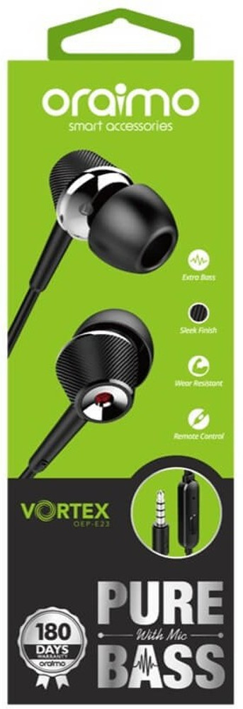 ORAIMO vortex waired earphone Wired Headset Price in India Buy