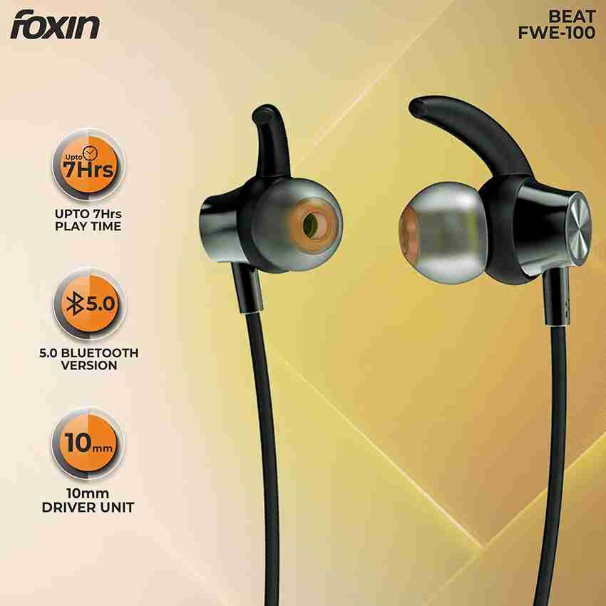 Foxin bluetooth earphones price best sale
