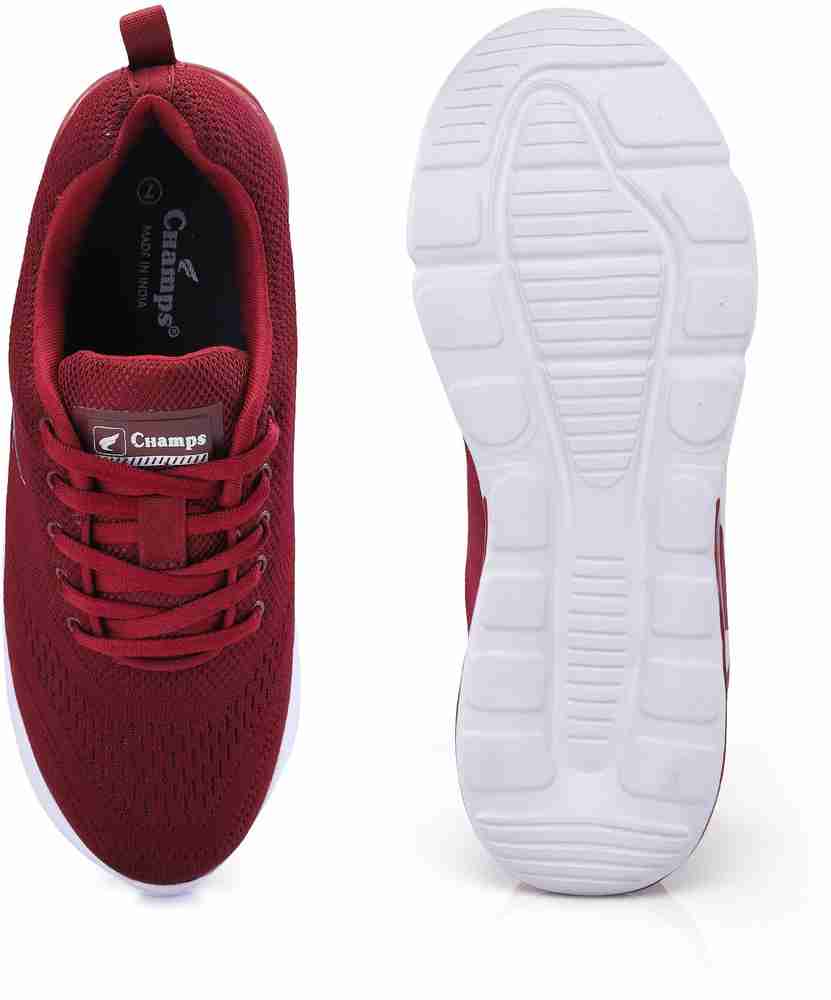 Champs best sale red shoes