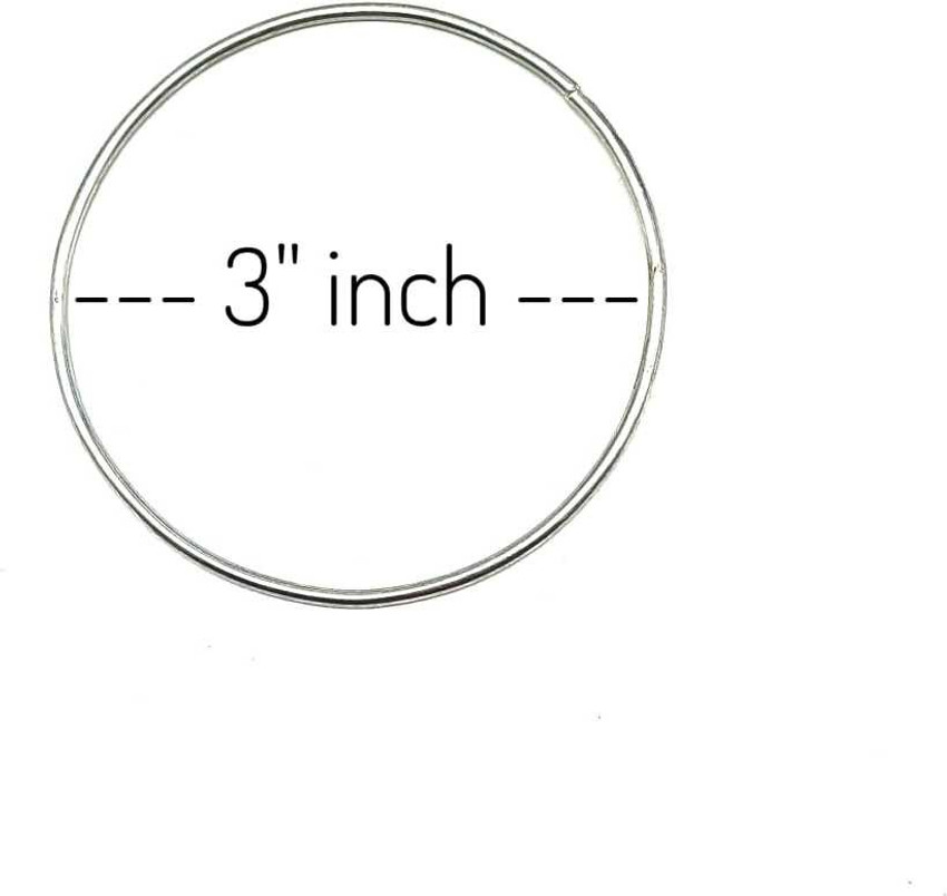 Satyam Kraft 6 pcs Metal Ring for Dream Catcher Making for Craft