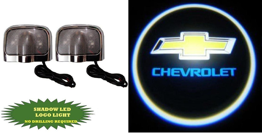 ICR Chevrolet CAR Logo LED Ghost Shadow Welcome Light Door