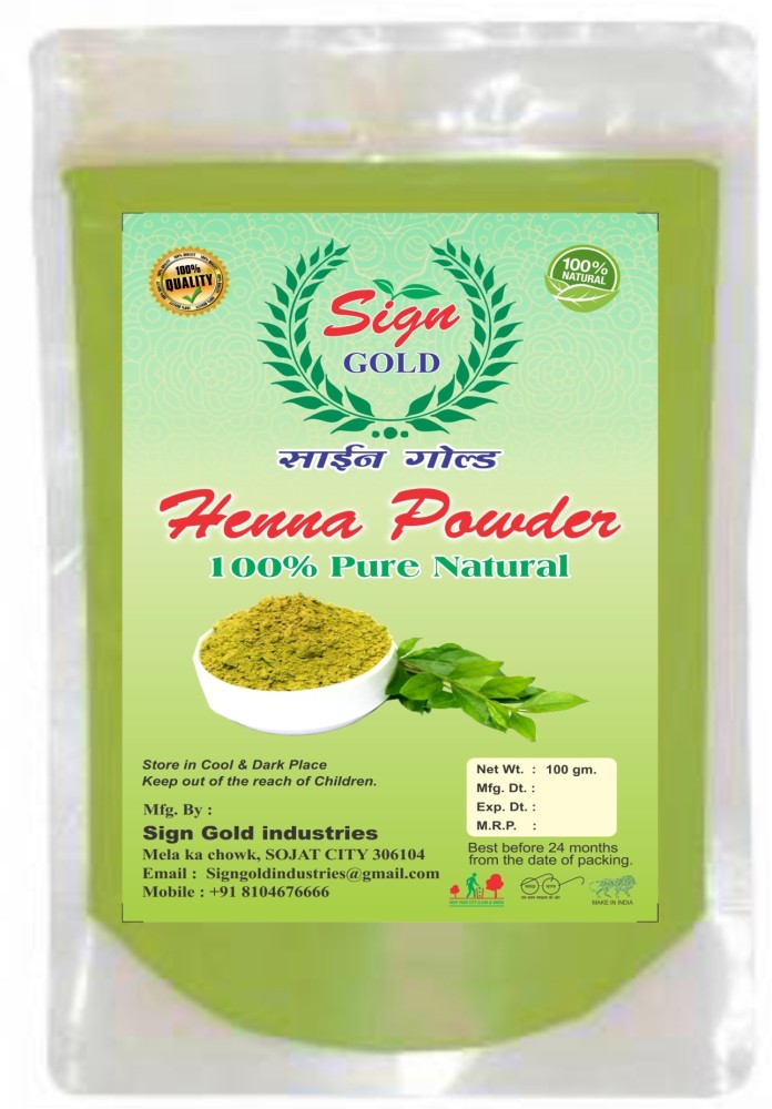 Pure Herbology Pure & Natural Henna Powder, Amla Powder, Indian Indigo  Powder For Hair Care (Each 100 gm) 