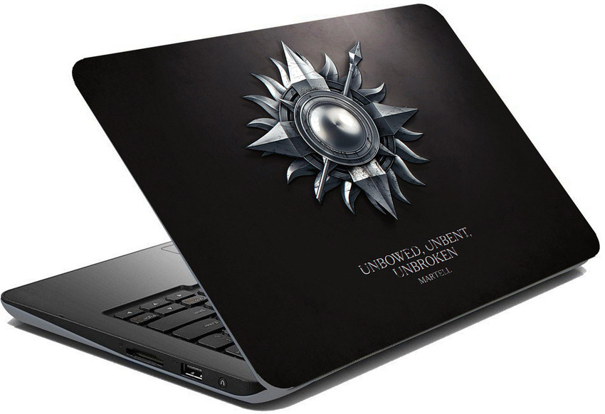 BRITISH TERMINAL Game Of Thrones Laptop Skin Fully Waterproof Vinyl Sticker For All Models 12X16inch lap5282 Vinyl Laptop Decal 16.1 Price in India Buy BRITISH TERMINAL Game Of Thrones Laptop Skin