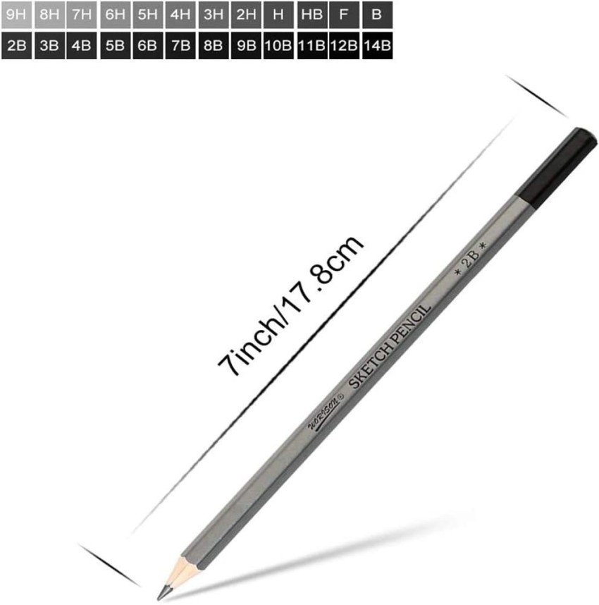 Sketch Drawing Pencil Set 8b 10b 12b 14b 16b Graphite Pencil Ideal