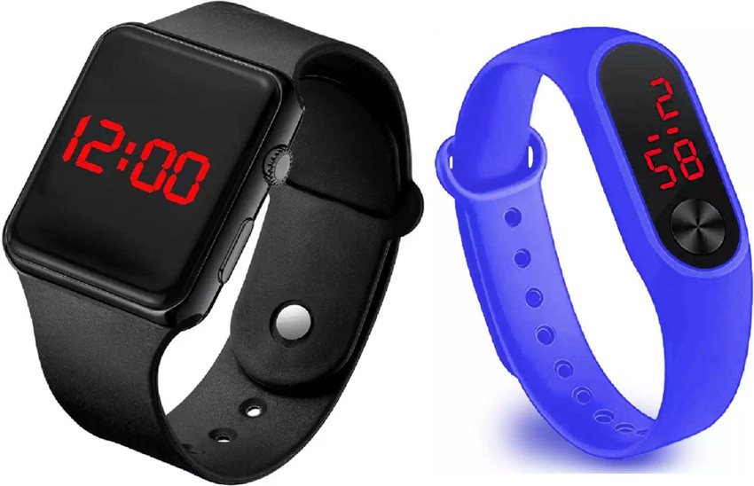 Silicone led discount watch