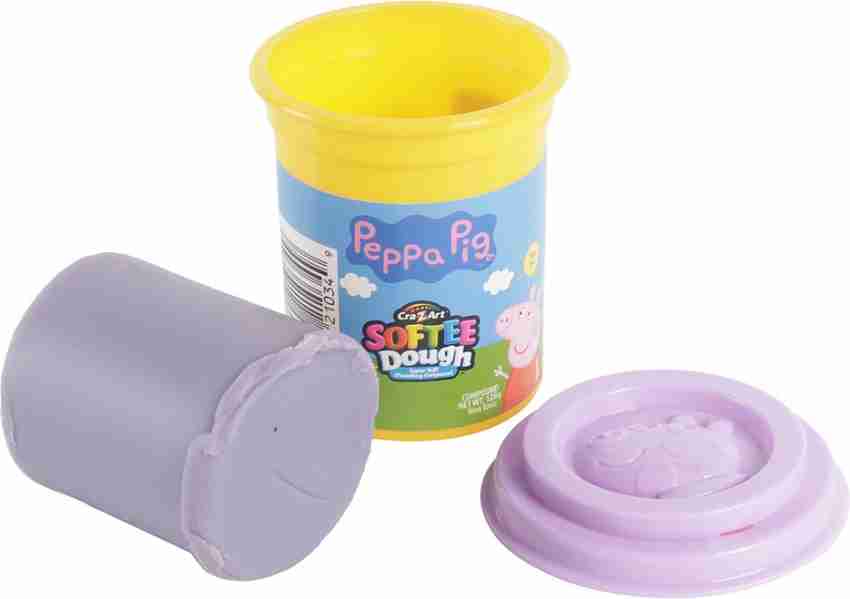 PEPPA PIG 4 TUBS PLAY DOUGH PACK/ SET - PEPPA PIG PLAY-DOH SET