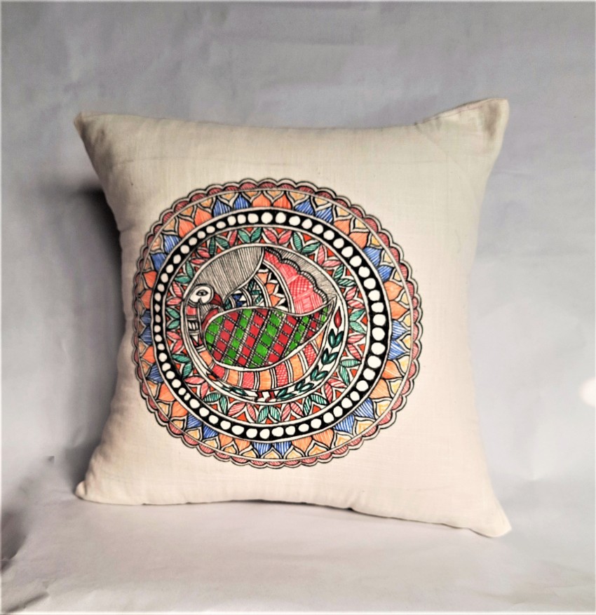 Pillow cover painting on sale design